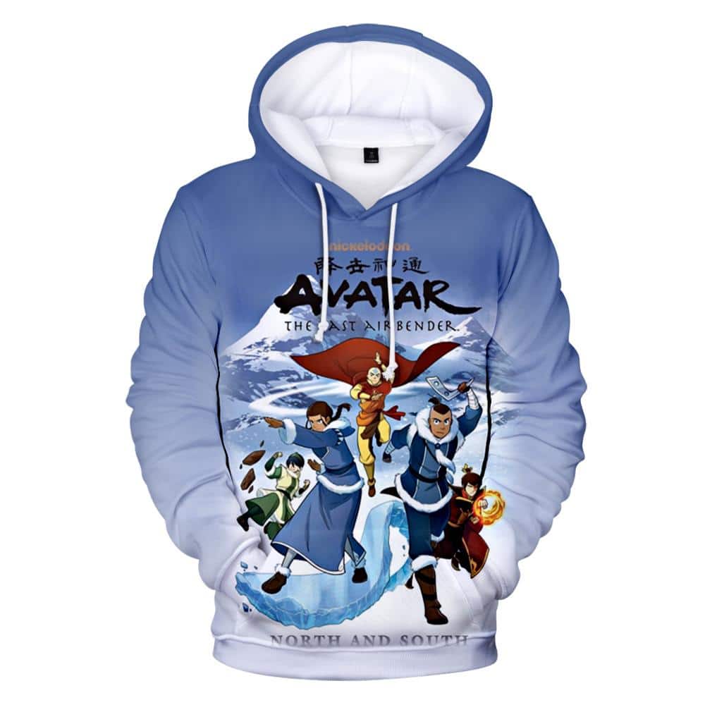 Avatar the Last Airbender 3D Hoodies Sweatshirt - Anime Hooded Casual Coats