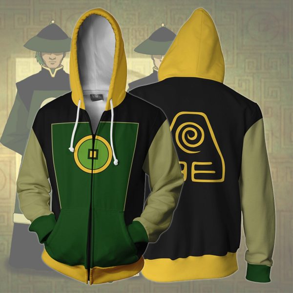 Avatar: The Last Airbender Dai Li Agents Hoodies - Zip Up Hoodie