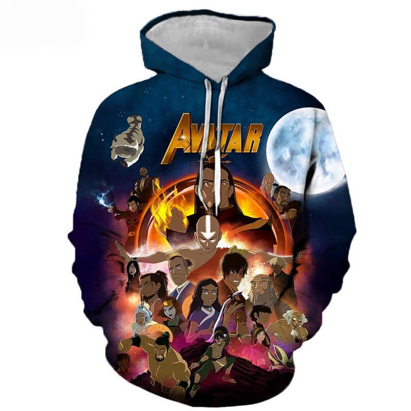 Avatar The Last Airbender Hoodie - Anime 3D Printed Casual Hooded Pullovers
