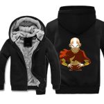 Avatar the last Airbender Jacket - Zip Up Aang Fleece Jacket