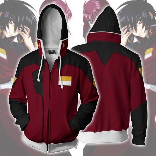 Avatar: The Last Airbender Zaft Uniform Gundam Hoodies - Zip Up Hoodie
