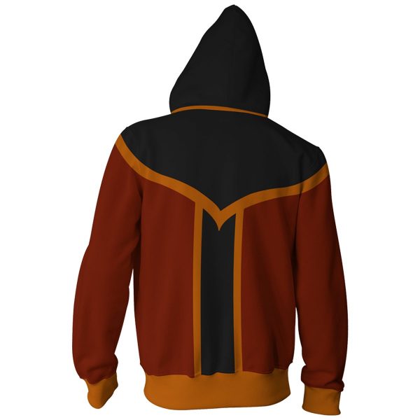 Avatar: The Last Airbender Zuko Hoodies - Zip Up Hoodie