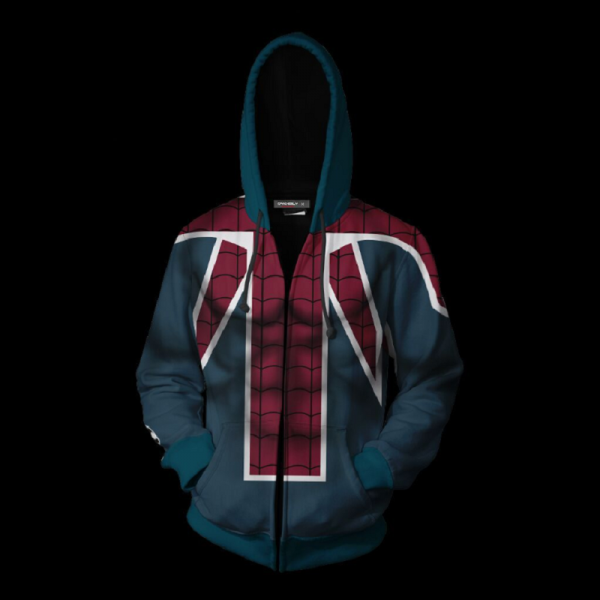 Avengers Spider-Man Hoodie - Zip Up Hoodie