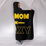 Best Mom Hooded Blankets - Best Mom Black Cool Hooded Blanket