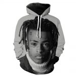 Black and White XXXTentacion Hoodie - XXXTentacion Clothes