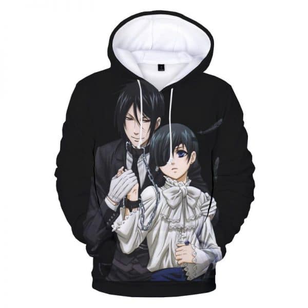 Black Butler 3D Print Hoodie - Anime Fashion Sweatshirt