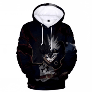 Black Clover Hoodie Sweatshirt - Anime Casual Streetwear