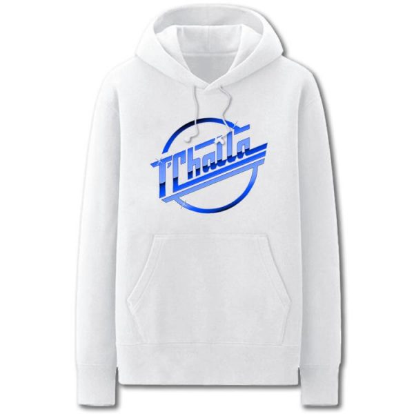 BlackPanther Hoodies - Solid Color Black Panther Avengers Icon Fleece Hoodie