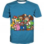 Blue Nintendo Character Hoodies - Video Game Pullover Hoodie