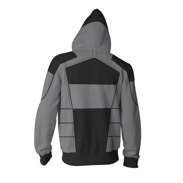 Borderlands 2 Assassin Zero Hoodies - Zip Up Cosplay Costume Hoodie