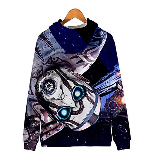 Borderlands 3 Hoodie - Unisex 3D Zipper Hooded Sweatshirts
