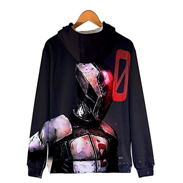 Borderlands 3 Hoodie - Unisex 3D Zipper Hooded Sweatshirts