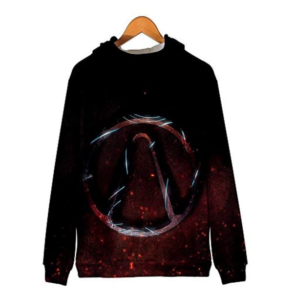 Borderlands 3 Hoodie - Unisex 3D Zipper Hooded Sweatshirts