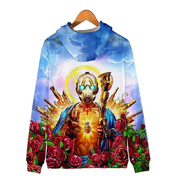 Borderlands 3 Hoodie - Unisex 3D Zipper Hooded Sweatshirts