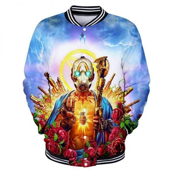 Borderlands 3 Hoodie - Unisex 3D Zipper Hooded Sweatshirts