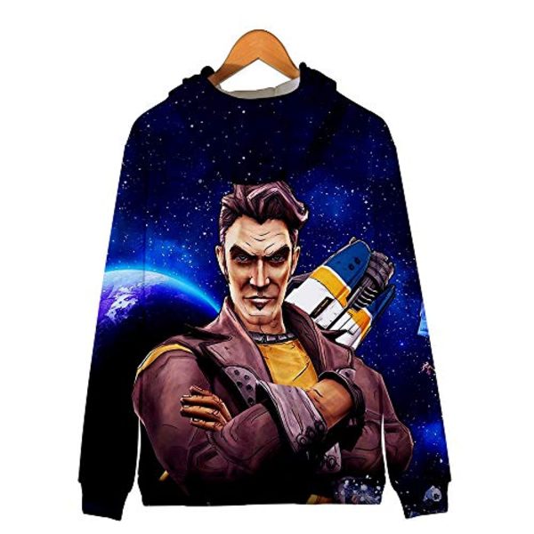 Borderlands 3 Hoodie - Unisex 3D Zipper Hooded Sweatshirts