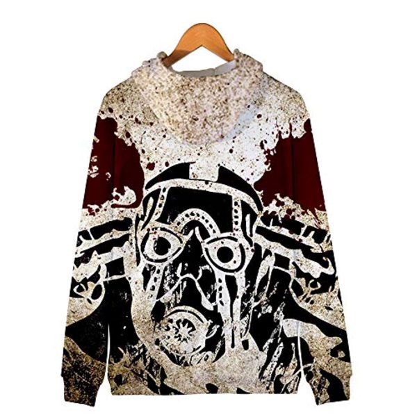 Borderlands 3 Hoodie - Unisex 3D Zipper Hooded Sweatshirts