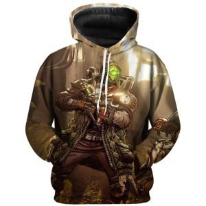 Borderlands 3 Hoodies - 3D Printed Casual Hooded Pullover Sweatshirt