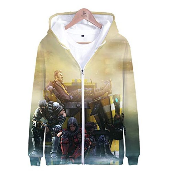 Borderlands 3D Printed Hoodies Pullover Sweatshirt