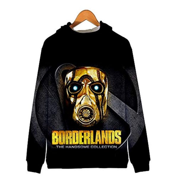 Borderlands Hooded Jacket - 3D Unisex Hooded Zipper Sweatshirt Coat