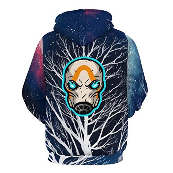 Borderlands Hoodies - Badass Robot 3D Unisex Hooded Pullover Sweatshirt