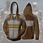 Borderlands Jakobs Hoodies - Zip Up Brown Hoodie