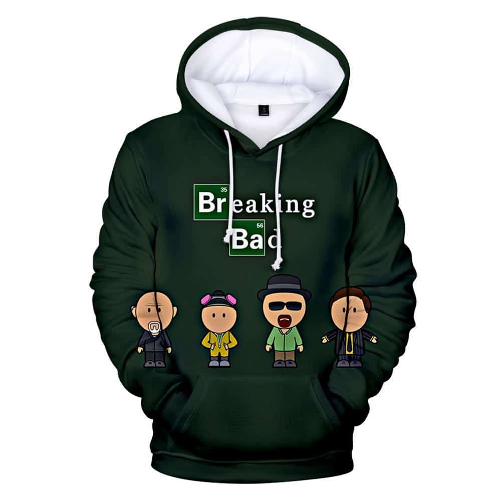 Breaking Bad Fashion 3D Zipper Hooded Sweatshirt