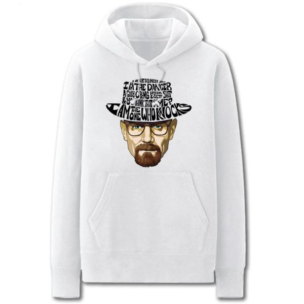 Breaking Bad Hoodies - Solid Color Dangerous Mr. White Fleece Hoodie