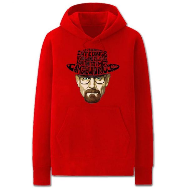 Breaking Bad Hoodies - Solid Color Dangerous Mr. White Fleece Hoodie