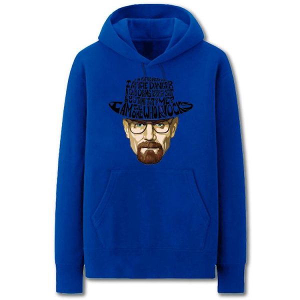 Breaking Bad Hoodies - Solid Color Dangerous Mr. White Fleece Hoodie