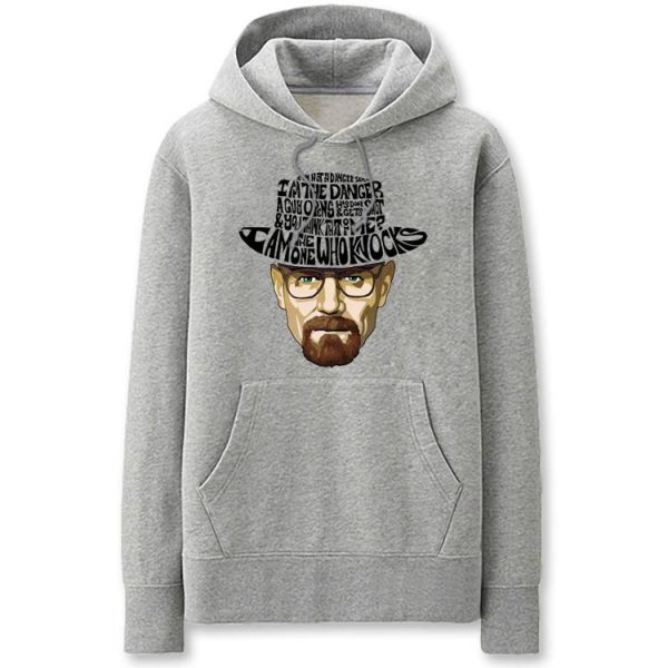 Breaking Bad Hoodies - Solid Color Dangerous Mr. White Fleece Hoodie