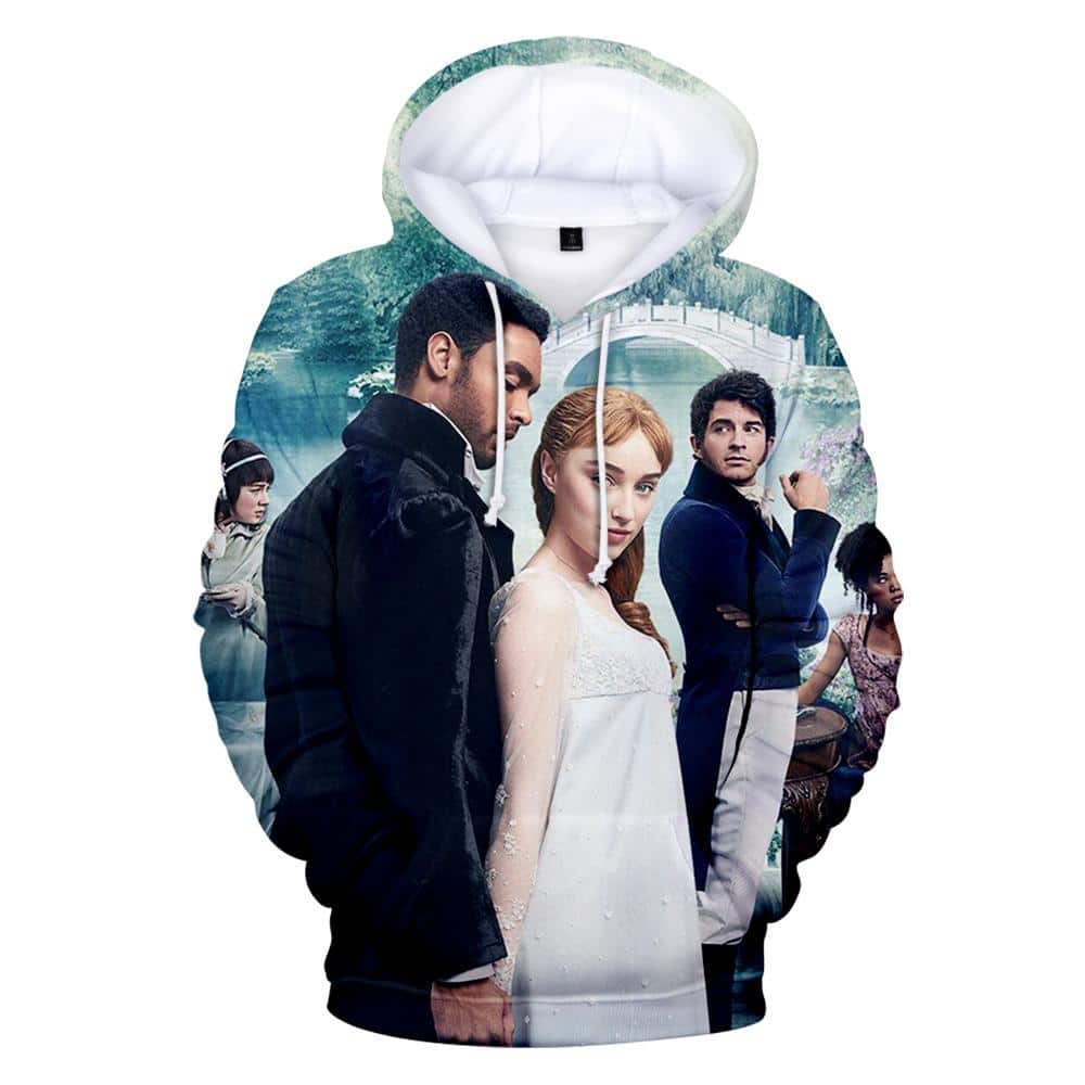 Bridgerton 3D Printed Streetwear Hoodie - TV Series Fashion Sweatshirt