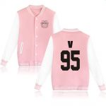 BTS Coat - BTS V Striped Super Cool Jacket