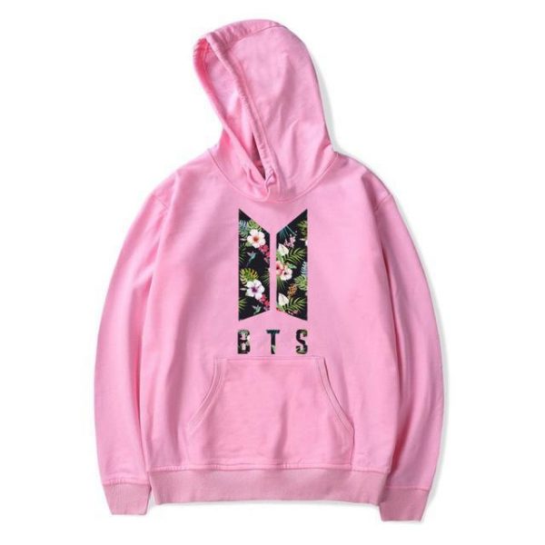 BTS Hoodie - BTS Floral Hoodie