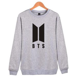 BTS Sweatshirt - Emblem Printed Sweatshirt