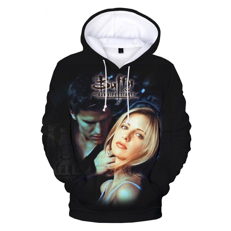 Buffy the Vampire Slayer Hooded Streetwear Pullover Hoodies