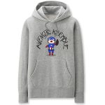 Captain America Hoodies - Solid Color Captain America Cute Icon Cartoon Style Fleece Hoodie