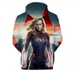 Captain Marvel Hoodie - Carol Danvers Pullover Hoodie