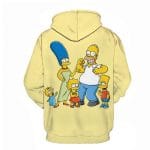 Cartoon 3D Print Hoodie - Homer Simpson Sweatshirt