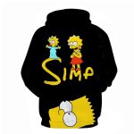 Cartoon 3D Print Hoodie - Homer Simpson Sweatshirt
