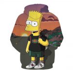 Cartoon 3D Print The Simpsons Hoodie Sweatshirt