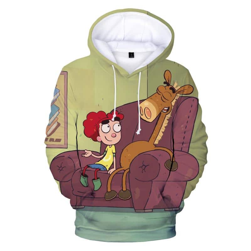 Cartoon 3D Printed Hooded Pullover - Funny It's Pony Hoodies