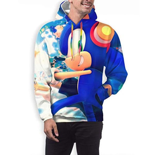 Cartoon Games Sonic Hoodie - 3D Print Unisex Music Sonic Pullover Hoodie