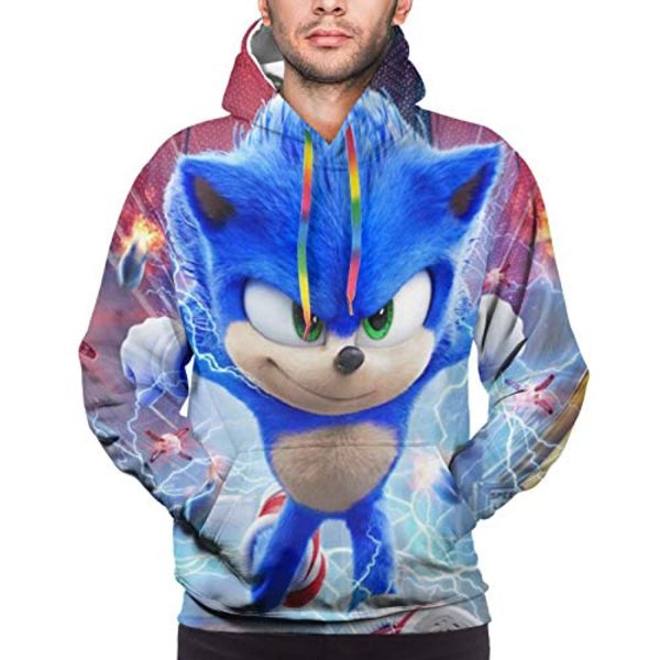 Cartoon Games Sonic Hoodie - 3D Print Unisex Sonic the Hedgehog Pullover Hoodie