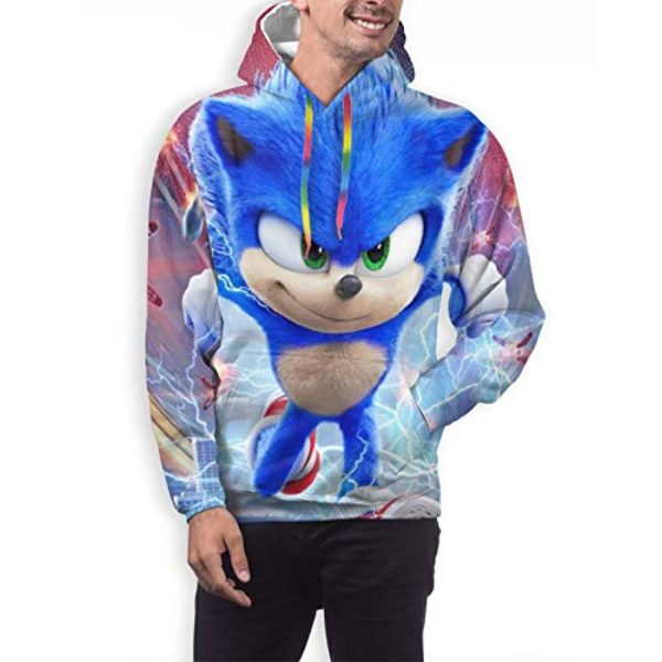 Cartoon Games Sonic Hoodie - 3D Print Unisex Sonic the Hedgehog Pullover Hoodie