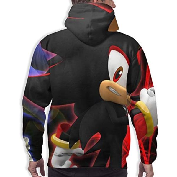 Cartoon Games Sonic Hoodie - Shadow the Hedgehog 3D Print Pullover Hooded Sweatshirt