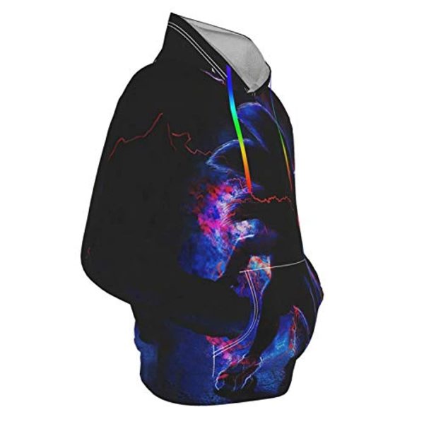 Cartoon Games Sonic Hoodie - Shadow the Hedgehog Black 3D Print Pullover Hooded Sweatshirt