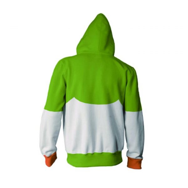 Cartoon Games Sonic Hoodie - Sonic Adventure 2 Battle 3D Print Zip Up Pink Hooded Sweatshirt