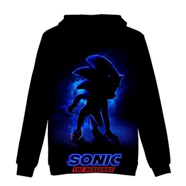 Cartoon Games Sonic Hoodie - Sonic the Hedgehog 3D Print Pullover Hoodie