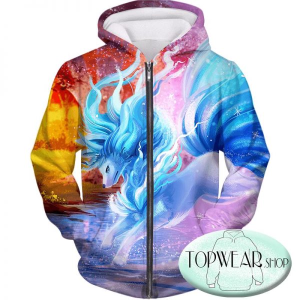 Cartoon Games Sonic Hoodie - Sonic the Hedgehog 3D Print Zip Up Hooded Sweatshirt